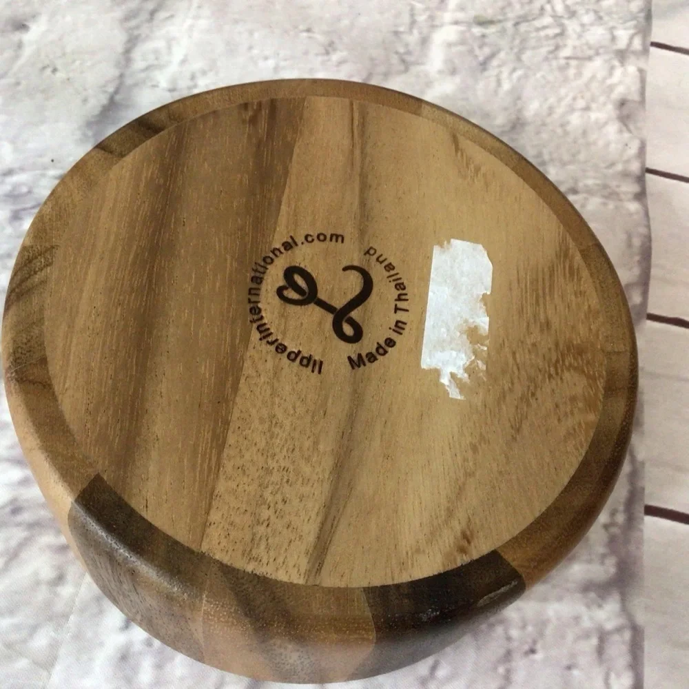 Wooden dish bowl
